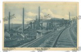 5648 - RESITA MONTANA, Caras-Severin, The blast furnaces at the IRON Plant, Romania - old postcard - unused