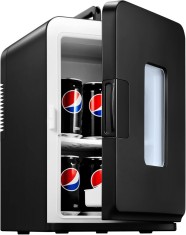Mini frigider auto NORTHCLAN, 15L, 220V/12V, portabil, răcire &amp; &icirc;ncălzire