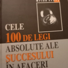 CELE 100 DE LEGI ABSOLUTE ALE SUCCESULUI IN AFACERI Brian Tracy T