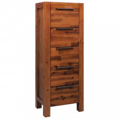 vidaXL Cufar cu sertare, lemn masiv de acacia, 45 x 32 x 115 cm foto
