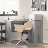 vidaXL Birou de colț 2 pcs sonoma gri 102 x 50 x 75 cm Lemn compozit