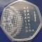 50 pence 2020 Marea Britanie, Rosalind Franklin, ADN -Science, B.unc, Coincard