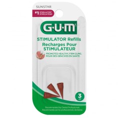 Set Rezerve Stimulator Gingii, Gum, pentru Stimulare si Indepartarea Resturilor de Mancare, 3 buc