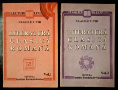 Lecturi literare CLASELE V-VIII. Literatura clasica romana VOL.1+2