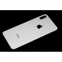 Capac Baterie Apple iPhone XS Alb, pentru camera cu gaura mare