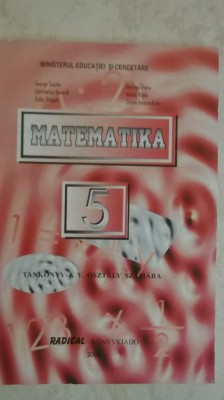 George Turcitu, s.a. - Matematika, manual pentru clasa a V-a (lb. maghiara) foto