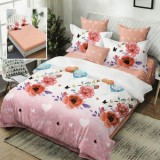 LENJERIE FINET 6 PIESE CU HUSĂ &ndash; 160&times;200 ȘI 180&times;200 (HF6P31) - 180x200