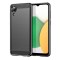 Husa pentru Samsung Galaxy A03 Core - Techsuit Carbon Silicone - Black
