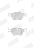 JURID 573364JC Jurid White Low Dust set placute frana,frana disc