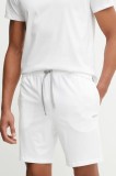 BOSS pantaloni scurți de lounge culoarea alb, 50515314