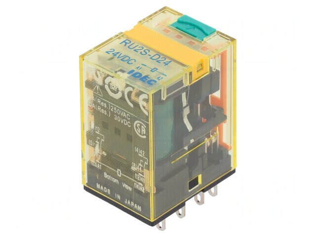 Releu Electromagnetic DPDT 24VDC 10A