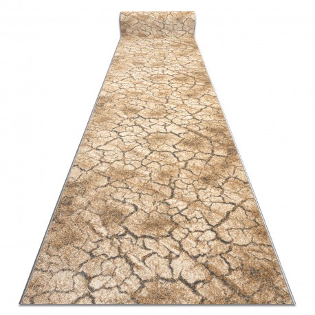 Traversa KARMEL Terra păm&acirc;nt crăpat caramel gri, 100 cm