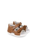 Cumpara ieftin Sandale din piele pentru copii Garvalin, arena (Marime: 18 (10,8-11,5 cm))