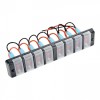 Panou 8 Butoane Intrerupatoare Iluminate 12V, 24cm x 5cm, Rosu, 20A