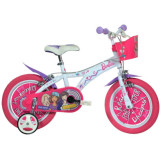 Bicicleta fete 6-8 ani, Barbie, 16 inch, Dino Bikes 616GBA