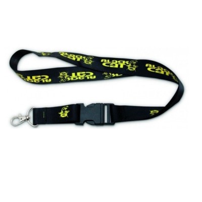 Black Cat Lanyard Keychain foto