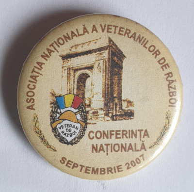 Insigna Asociatia nationala a veteranilor de Razboi foto