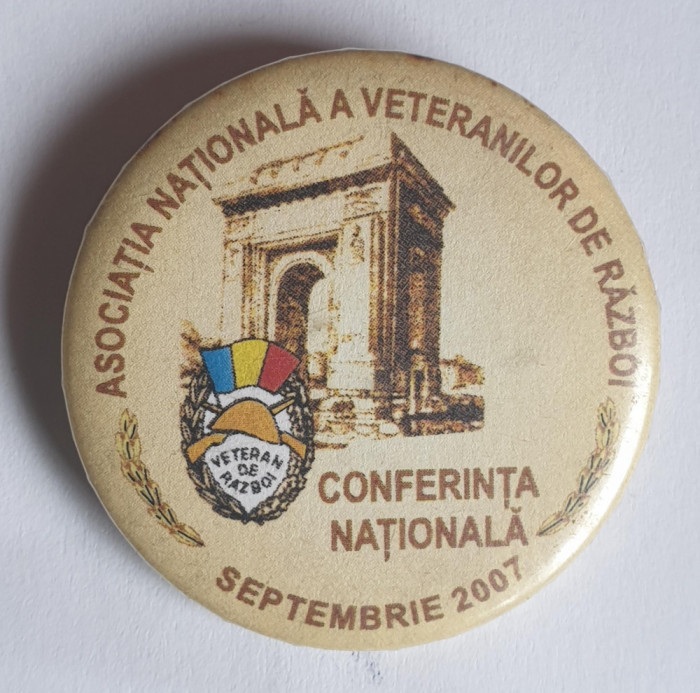 Insigna Asociatia nationala a veteranilor de Razboi