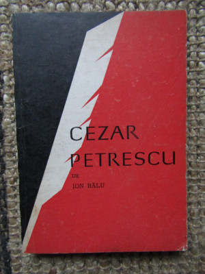 ION BALU - CEZAR PETRESCU foto