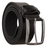 Curea Bărbați, Neagră, Reglabilă, Cataramă Metalică, Dimensiuni 120x3.2cm, Material PU, Negru, Oem