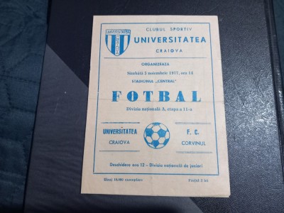 Program U Craiova - Corvinul Hd. foto