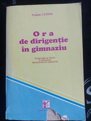 Ora de dirigentie in gimnaziu- Traian Cosma foto