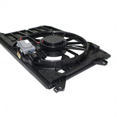 GMV radiator electroventilator Ford C-Max Energi, 2011-, C-Max/C-Max Grand, 2011-, motor 2.0 h, benzina/electric, cutie CVT, cu AC, 412 mm; 2 pini