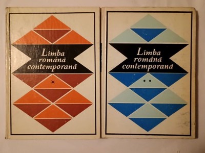 Georgeta Ciompec (dedicație) et al. - Limba rom&amp;acirc;nă contemporană (2 vol.) (coord. Ion Coteanu - dedicație) foto