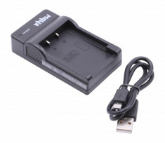 Vhbw micro usb-akku-ladegerat passend pentru casio np-20, np-60 u.a., , foto