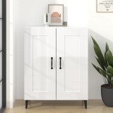 vidaXL Dulap, alb extralucios, 69,5x34x90 cm, lemn compozit