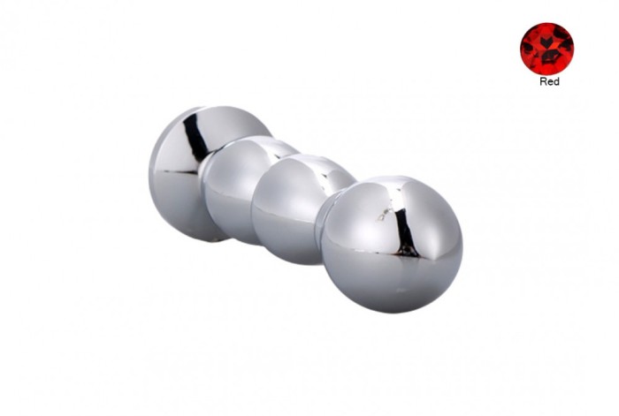 Dildo metalic Rosy Large Red Diamond