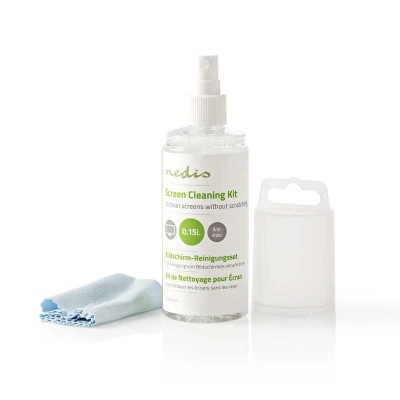 Kit pentru curatare ecrane LED /LCD /TFT 150ml fluid + Microfibra foto
