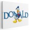Tablou afis Donald Duck desene animate 2239 Tablou canvas pe panza CU RAMA 80x120 cm