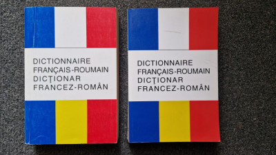 DICTIONAR FRANCEZ-ROMAN ROMAN-FRANCEZ - Slavescu, Christodorescu, Kahane 2 vol foto