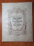 Partitura muzicala pian aproximativ din anul 1890-1900