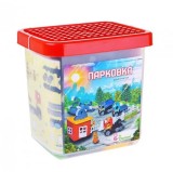 Cumpara ieftin Cuburi constructie Parking 124 buc 013888/11 GreatGoods Plaything