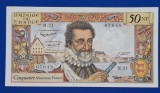 Bancnota Franța 50 franci 1959 Henri, 50 francs 1959 , 50 NF 1959 - RARITATE