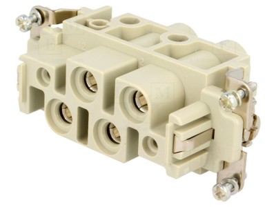 Conector mamă 4 pini, 80A, 830V foto