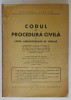 Cod Procedura Civila &amp; Legea Judecatorilor 1944, Bucuresti, 410 pagini, Carte Drept