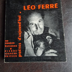 Leo Ferre - Charles Estienne (carte in limba franceza)