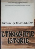 STUDII SI COMUNICARI,ETNOGRAFIE ISTORIE