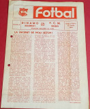 Program meci fotbal DINAMO Bucuresti - FCM BRASOV (13.03.1988)