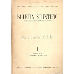 Buletine Stiintifice III, VIII, IX - 1951, 1956, 1957