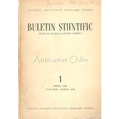 Buletine Stiintifice III, VIII, IX - 1951, 1956, 1957