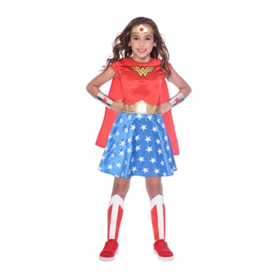 Costum Wonder Woman, Femeia Fantastica pentru fete 4-6 ani 110 cm foto