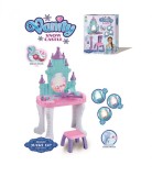 Masa Toaleta Tip Castel OMC, Accesorii, Sunete si Lumini, Plastic Multicolor, Fete 3+ Ani