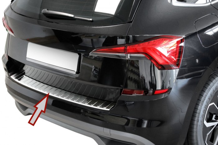 Ornament protectie bara spate/portbagaj crom Skoda Kamiq din 2019-2023