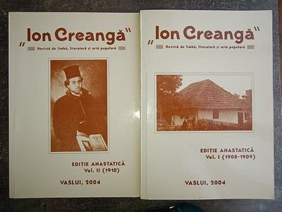 Ion Creanga Revista de limba,literatura si arta populara Editie anastatica foto