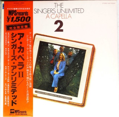 Vinil &amp;quot;Japan Press&amp;quot; The Singers Unlimited &amp;lrm;&amp;ndash; A Capella 2 (VG+) foto