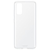 Husa Originala Samsung Clear Cover Galaxy S20, Transparenta, Transparent, Gel TPU, Carcasa